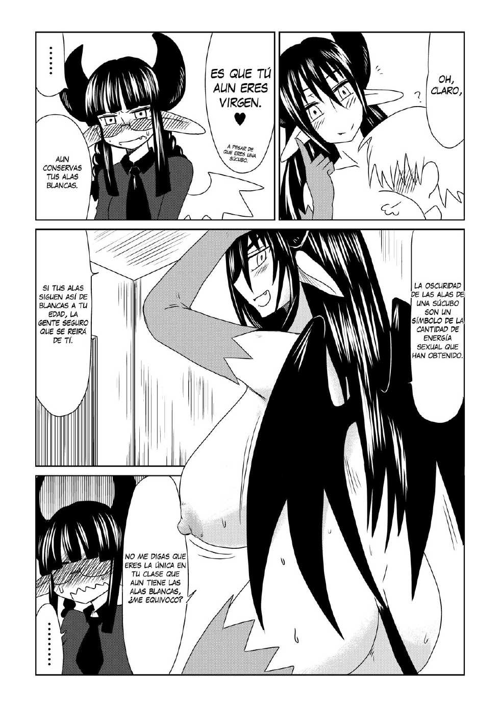 [Hroz] Shojo Succubus wa Hane ga Shiroi. | The Wings of a Virgin Succubus are White [Spanish] [Deadpool] - Page 5