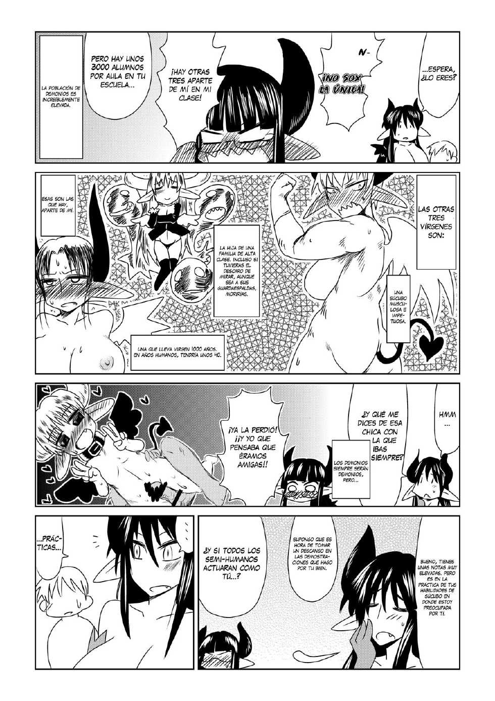 [Hroz] Shojo Succubus wa Hane ga Shiroi. | The Wings of a Virgin Succubus are White [Spanish] [Deadpool] - Page 6