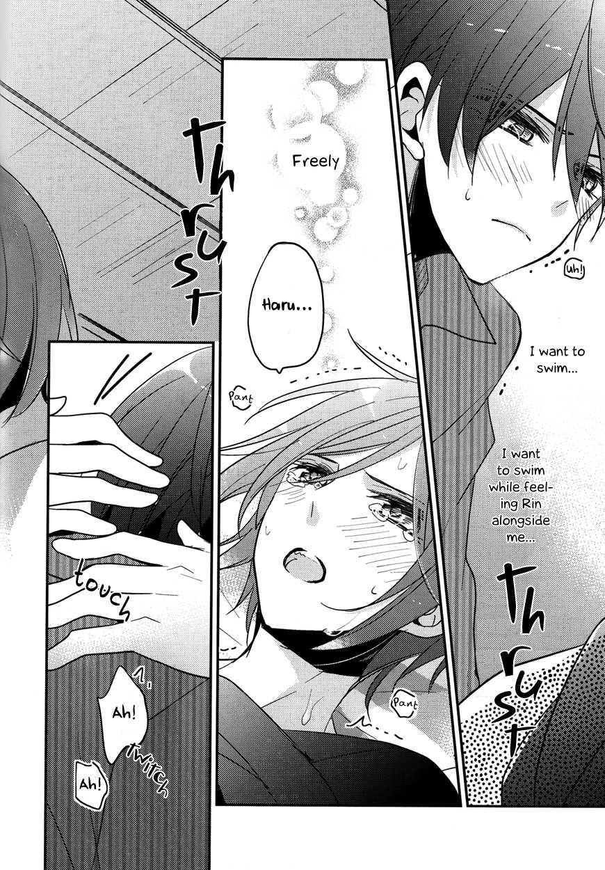 (Renai Jiyuugata! Natsu Honban) [Dolce Einsatz (Tomoe Kiko)] secret winter ~Kienai Nakigao~ (Free!) [English] [Ikemen Scans & Silver Lining] - Page 24