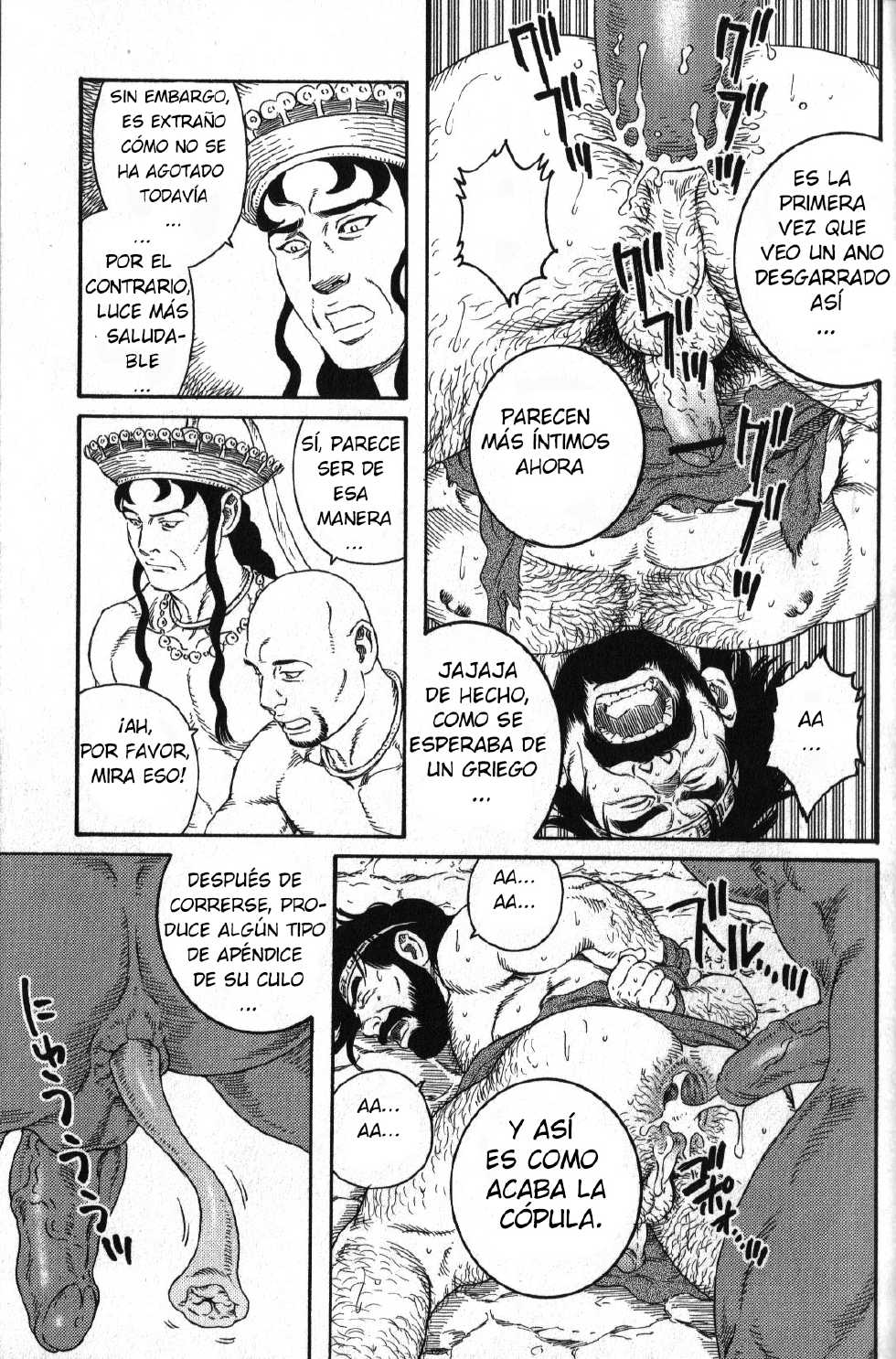 [Tagame Gengoroh] Kureta no Meushi | Teseo y el minotauro [Spanish] - Page 5