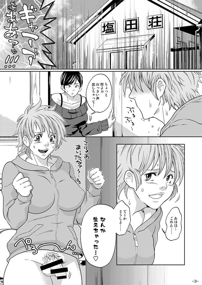 [Honey Rider69 (Keita)] Futanari Chinpo ga Haechatta Ten-san no Yome-san-tachi ga Ten-san no Oketsu dake de wa Akitarazu Akagi-san no Oketsu made Nerau Hon (Ten: Tenhoudoori no Kaidanji) [Digital] - Page 3