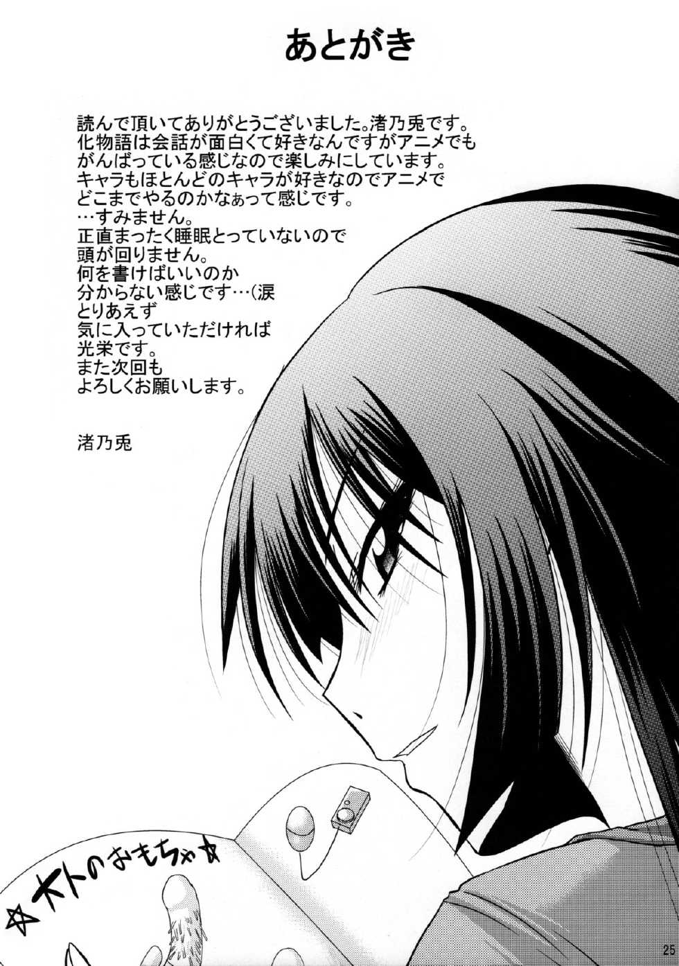 (C76) [Gift (Nagisano Usagi)] Hitagi Crash!! (Bakemonogatari) - Page 25