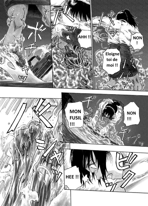 [Kasetsu Shirokuma Kakko Yoi (Yoikuma)] Slime-jou no Buttai ni Nomikomareru | Avalé par un corps de Slime [French] - Page 3