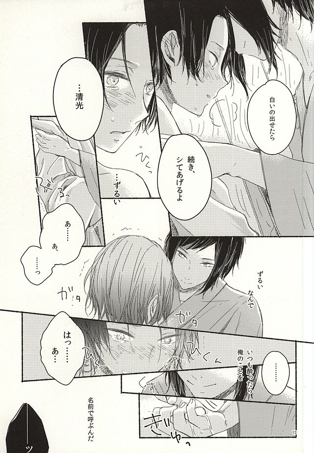 (Hyattou Ryouran ~Kimi no Heart o Shirahadori~ Izumi no Kuni Ensei) [END (END)] Morashi Chai na yo Koneko-chan (Touken Ranbu) - Page 10