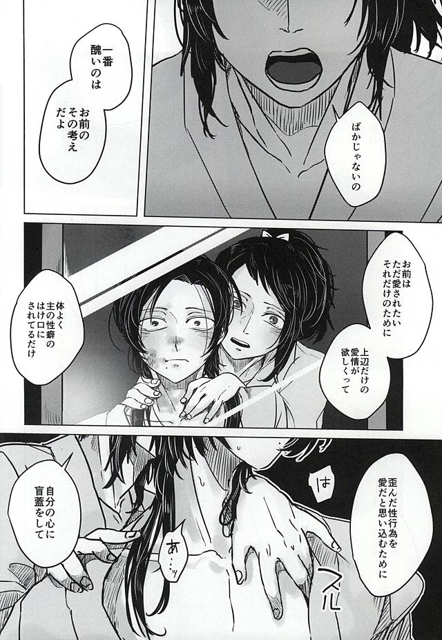 (Anmitsu Renbu) [DOHC (asuka)] Kokoro no Mekurabuta (Touken Ranbu) - Page 18