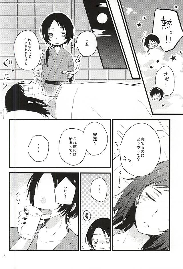 (C88) [MintWall (Miyata)] Atsukute Tokechaisou (Touken Ranbu) - Page 5