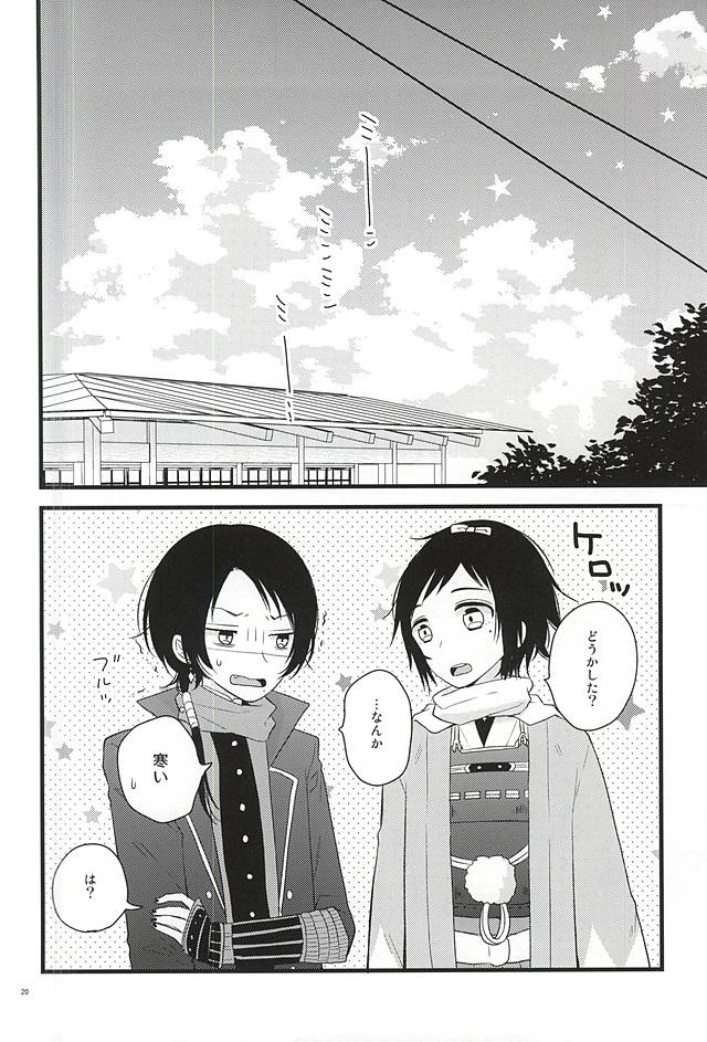 (C88) [MintWall (Miyata)] Atsukute Tokechaisou (Touken Ranbu) - Page 17