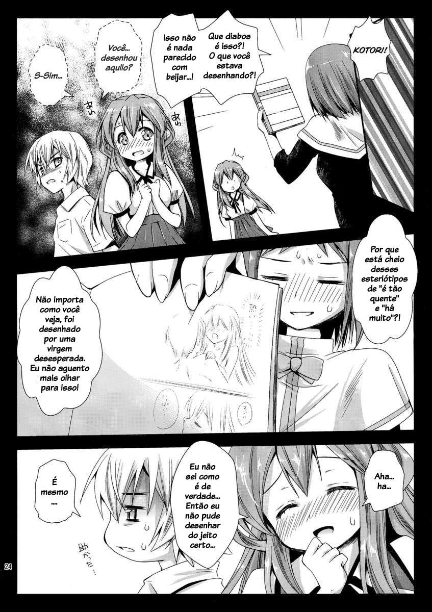 (COMIC1☆8) [Kurosawa pict (Kurosawa Kiyotaka)] Kotori Hang Up! (Brynhildr in the Darkness) [Portuguese-BR] [C.r.o.w.d.s] - Page 22