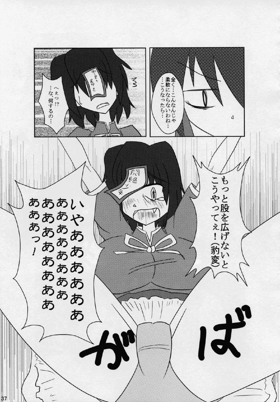 (C80) [Gekikara Spice Kokuu 500 (Various)] Touhou Natsu Inmu (Goudoushi) (Touhou Project, Manatsu no Yo no Inmu) - Page 36