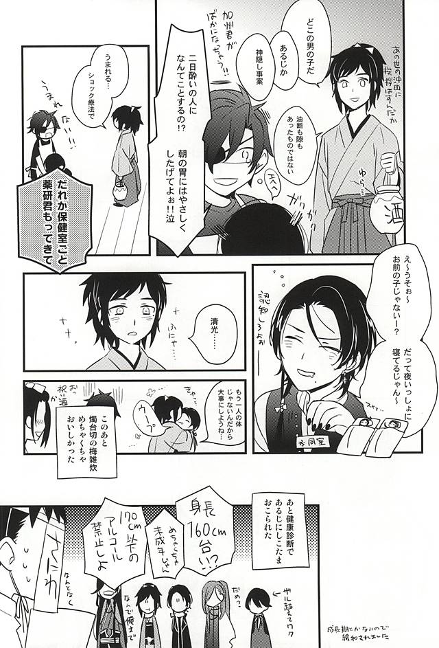 (SPARK10) [Yuhshiki (Shinojima Usa)] Sabite Shimaeba? (Touken Ranbu) - Page 16
