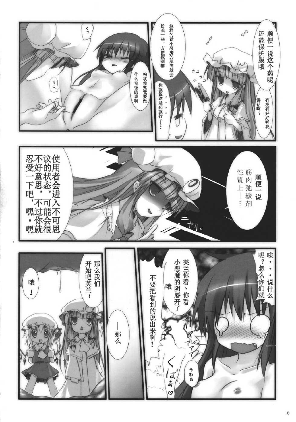 (Aka no Hiroba 5) [Suzunaridou (Izumi Yukiru)] Koakuma de Hokentaiiku (Touhou Project) [Chinese] [贴吧汉化] [Incomplete] - Page 5