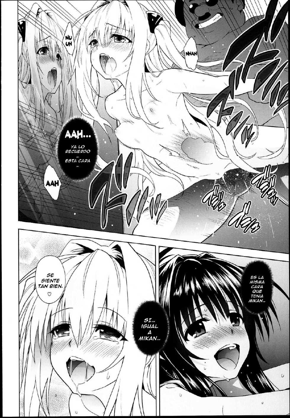 (C85) [sin-maniax (Todoroki Shin)] GOLDEN HOLE (To LOVE-Ru) [Spanish] [foxpchan] - Page 19