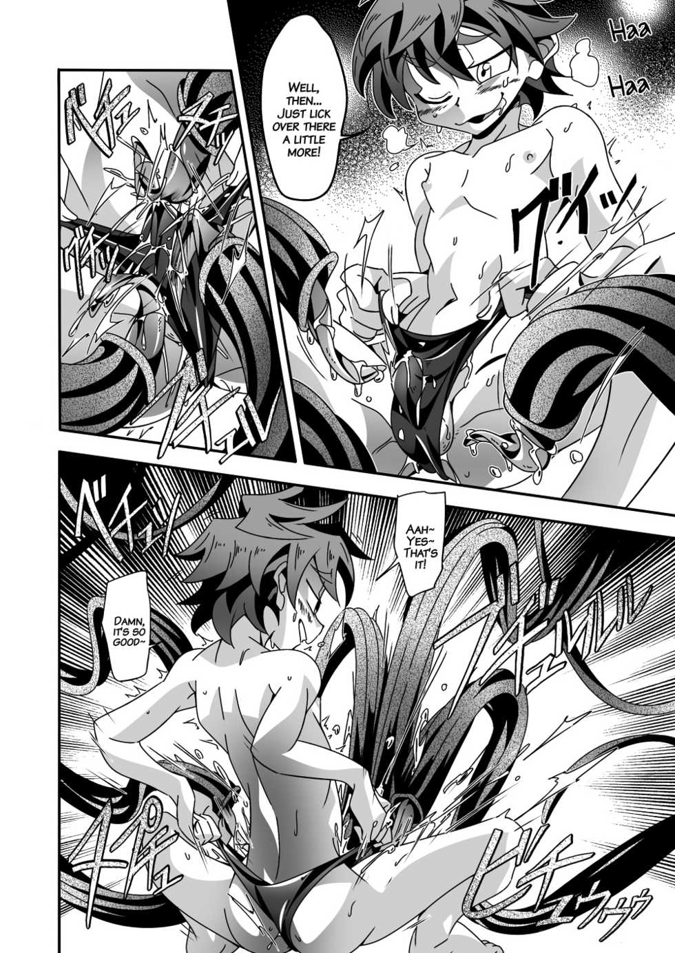 [gymno (Kiriya)] Kannou no Majutsushi ni Ore wa Naru ♥ | I became the Wizard of Sensuality [English] {Shotacon Fusion} [Decensored] - Page 10
