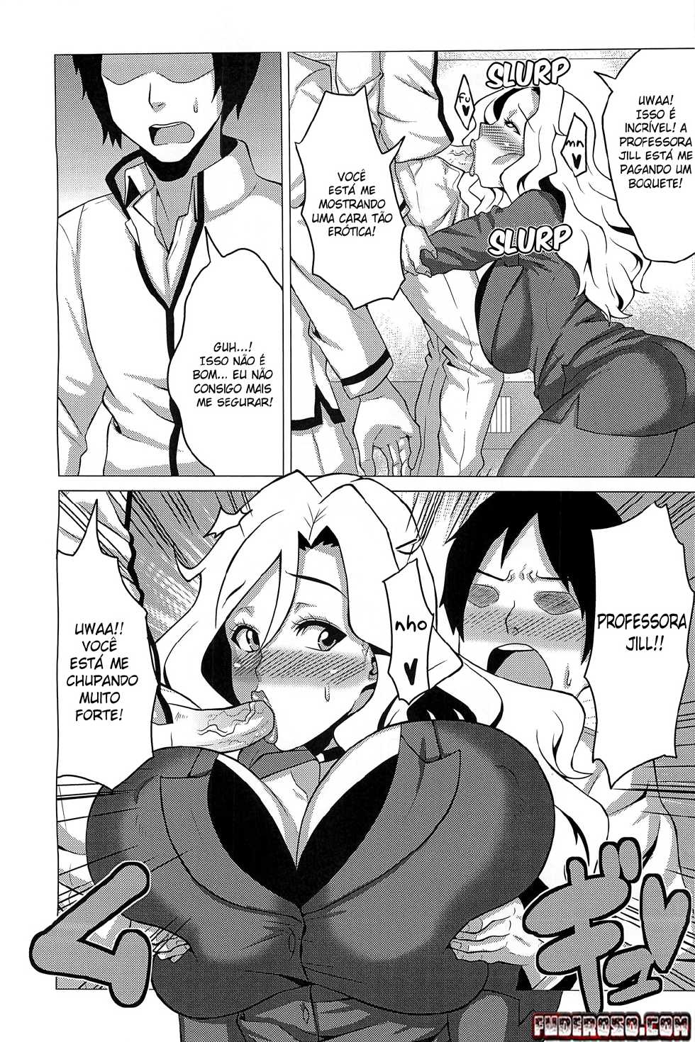 (C81) [Amarini Senpaku! (Yokkora)] Ikenai Jill-Sensei | Não Faça Isso Professora Jill (Jewelpet Sunshine) [Portuguese-BR] {AOC} - Page 6
