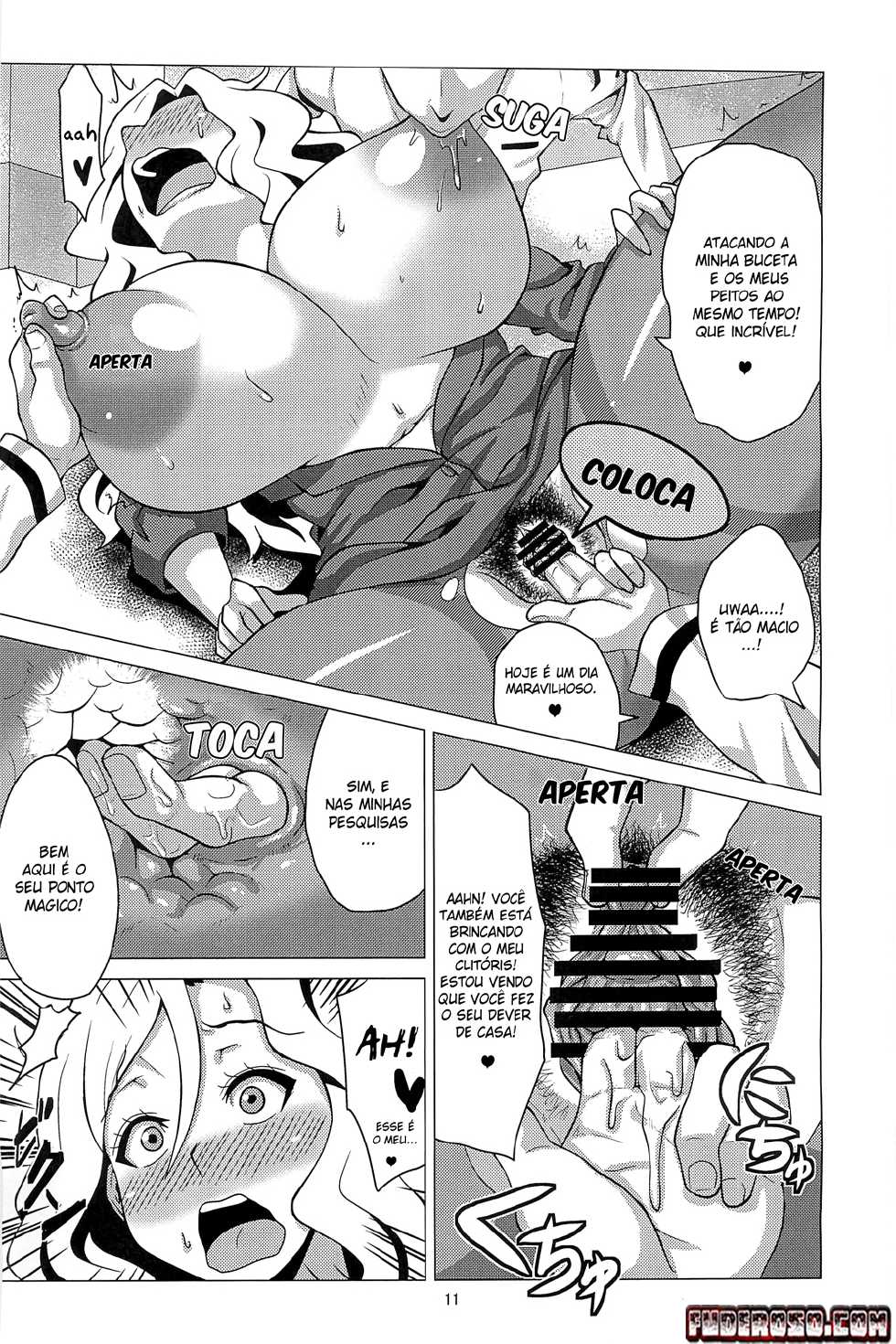 (C81) [Amarini Senpaku! (Yokkora)] Ikenai Jill-Sensei | Não Faça Isso Professora Jill (Jewelpet Sunshine) [Portuguese-BR] {AOC} - Page 11