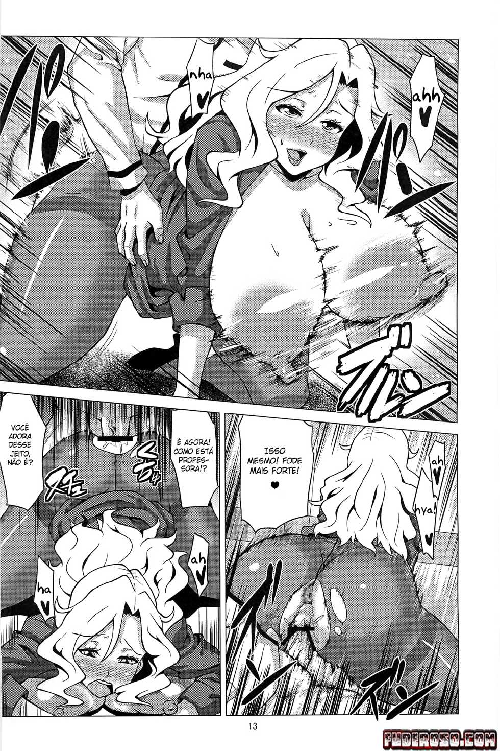 (C81) [Amarini Senpaku! (Yokkora)] Ikenai Jill-Sensei | Não Faça Isso Professora Jill (Jewelpet Sunshine) [Portuguese-BR] {AOC} - Page 13