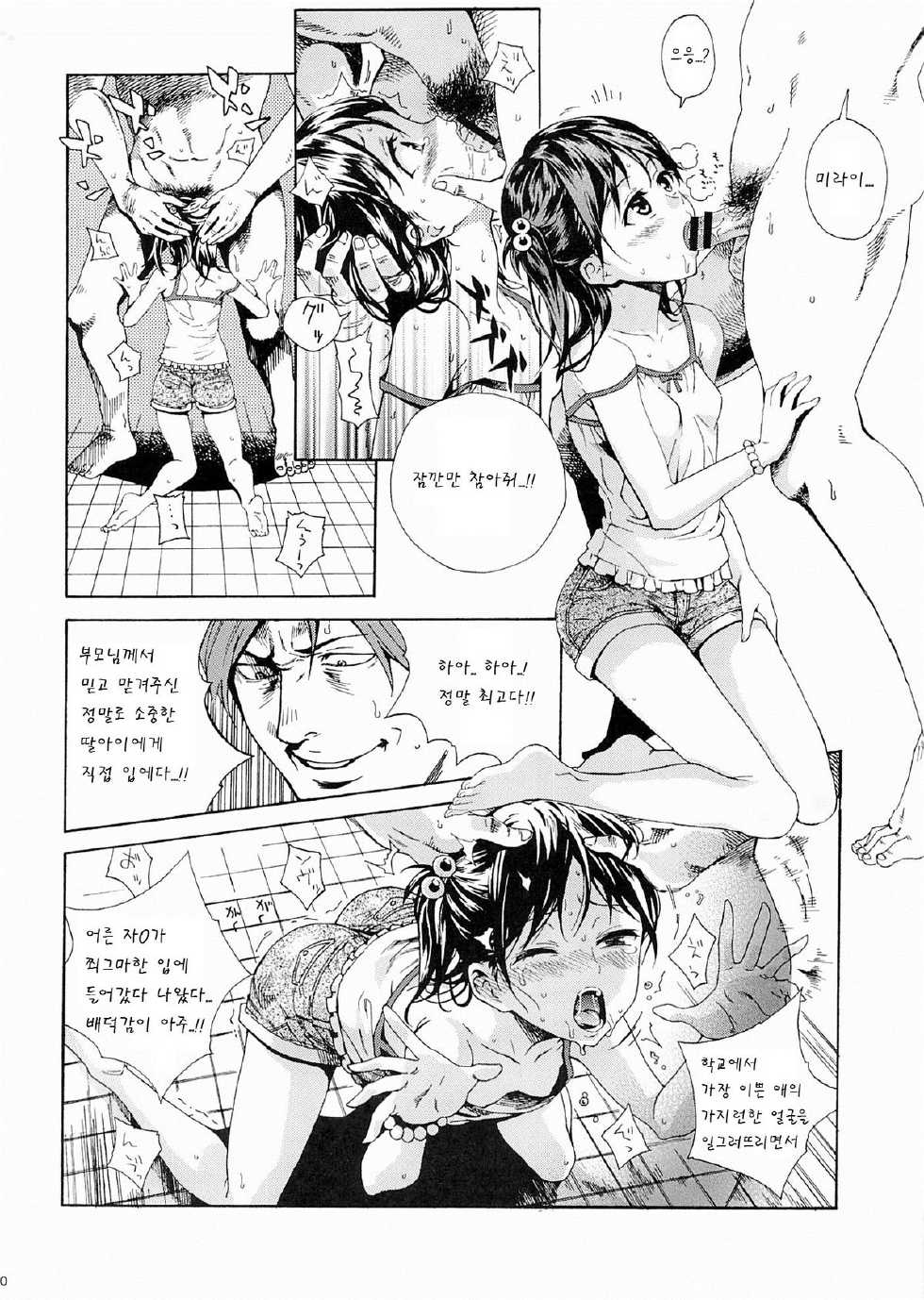 (C86) [Nankotsu Age Rice (Hibiki Hajime, Kyo1)] Mujina no Kyoudai [Korean] [팀 아동복지부] - Page 10