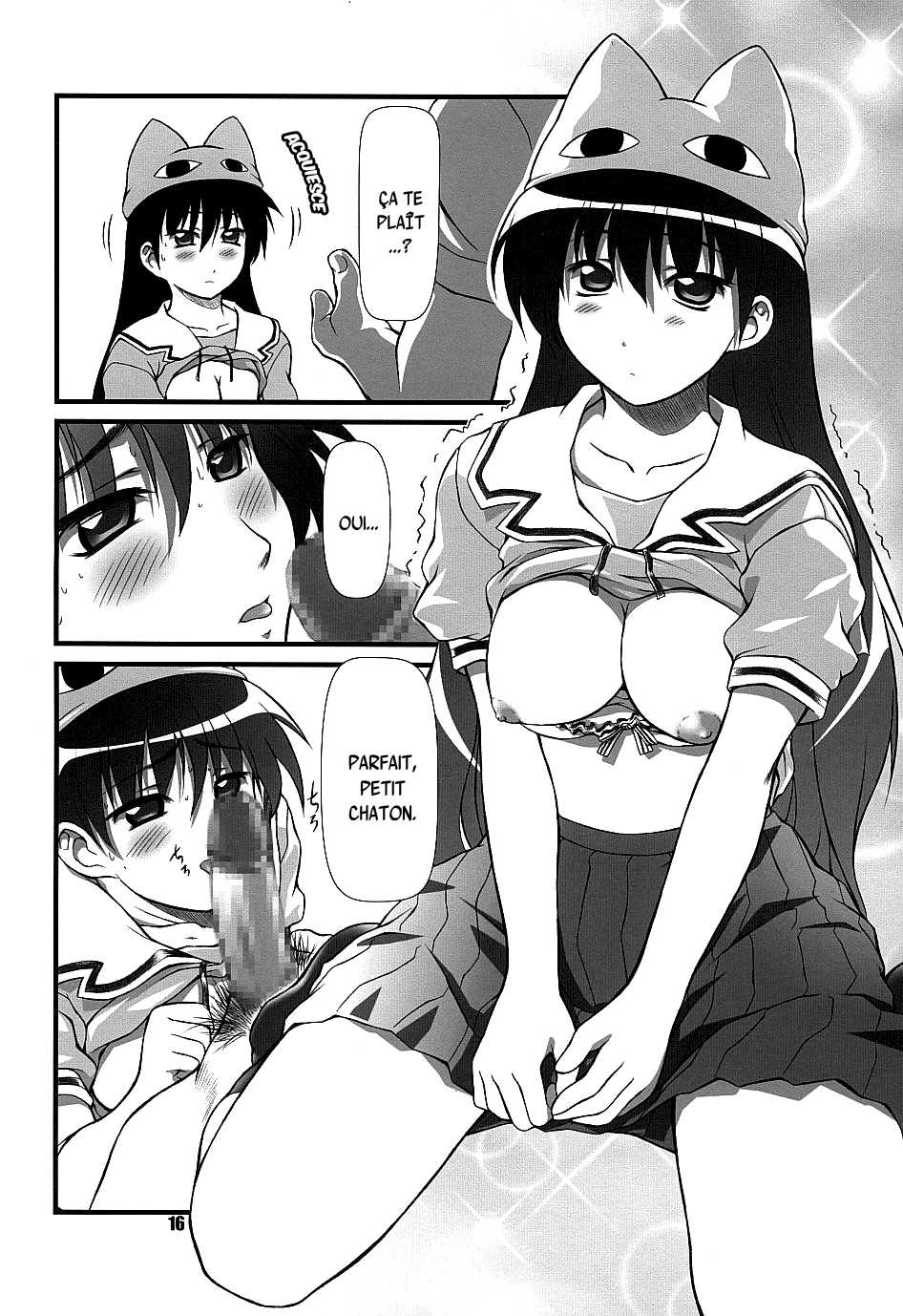 (C62) [OTOGIYA (Mizuki Haruto)] Nyangirass Daioh (Azumanga Daioh) [French] {SAXtrad} - Page 15