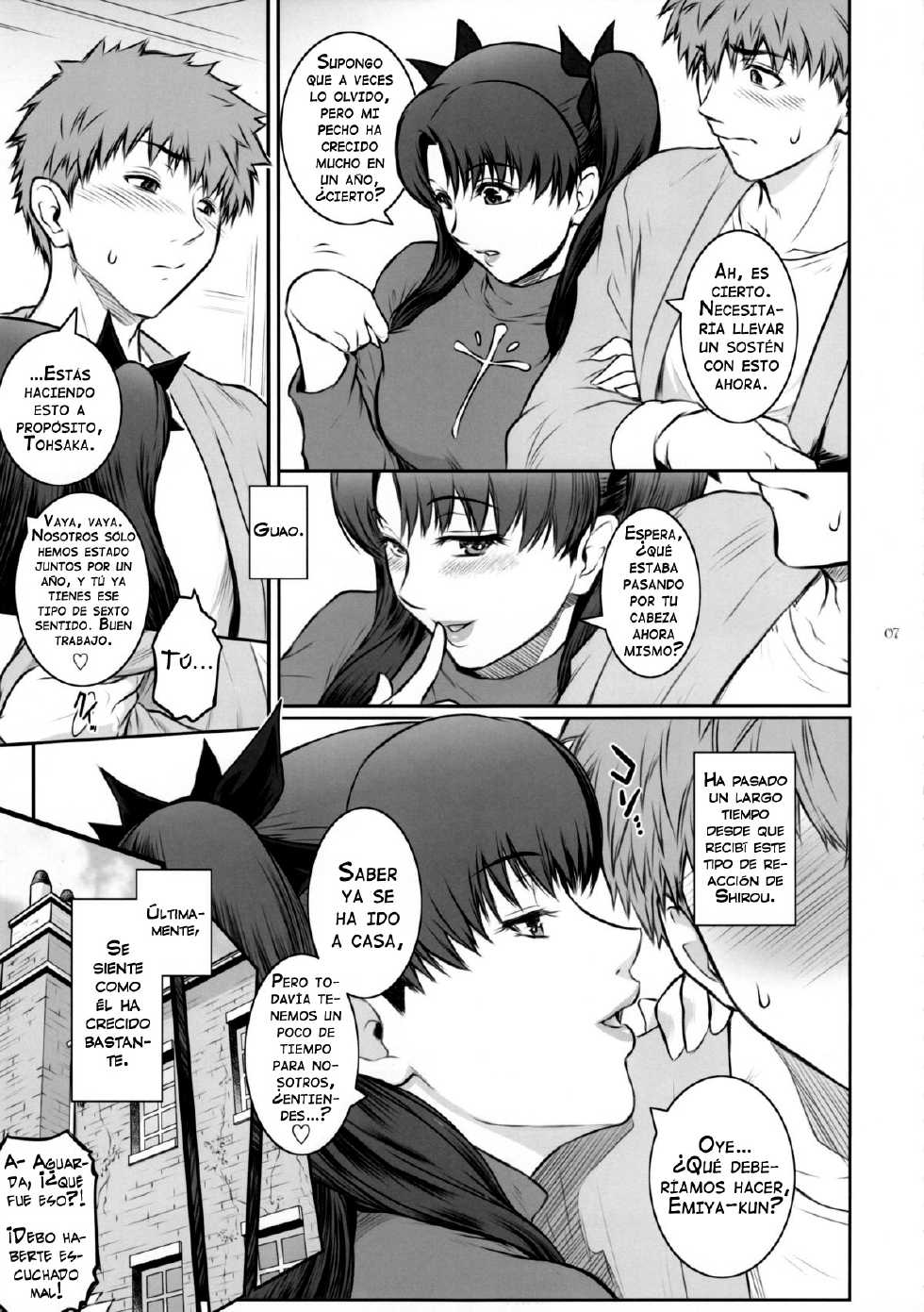 (C88) [Kokonokiya (Kokonoki Nao)] Unusual Bedtime Working | Inusual trabajo a la hora de acostarse (Fate/stay night) [Spanish] =Vile= - Page 7