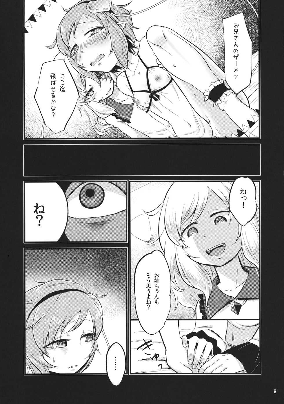 (C88) [tuiteyukenuyo (Zo)] Aka to Ao no Circus (Touhou Project) - Page 6