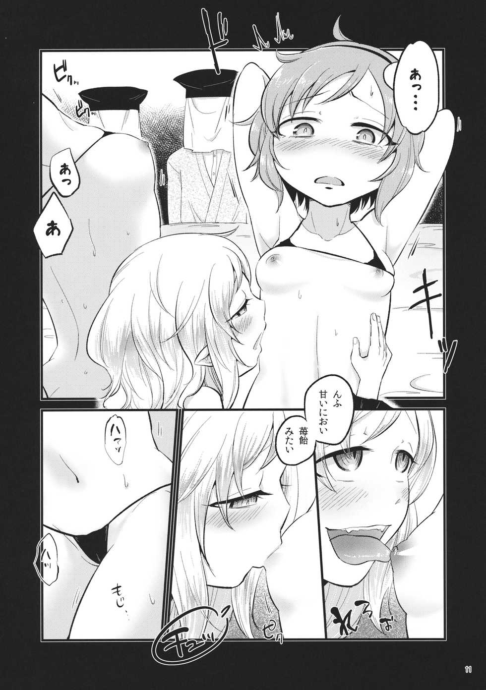 (C88) [tuiteyukenuyo (Zo)] Aka to Ao no Circus (Touhou Project) - Page 10