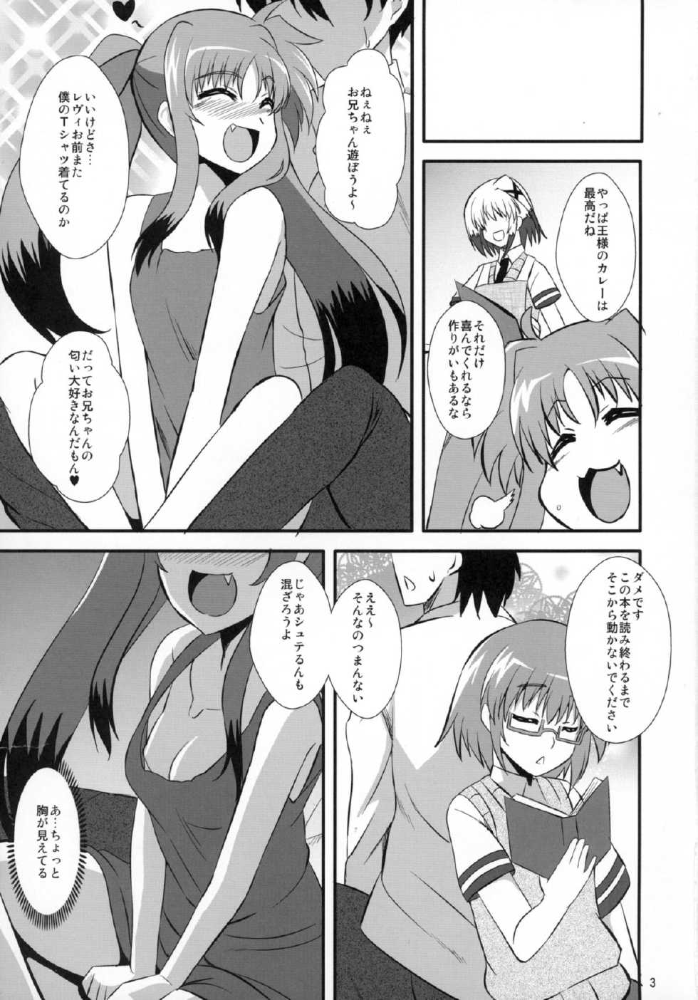 (Lyrical Magical 20) [Take Out (Zeros)] Dark Materials ni ai ni Kite (Magical Girl Lyrical Nanoha) - Page 3