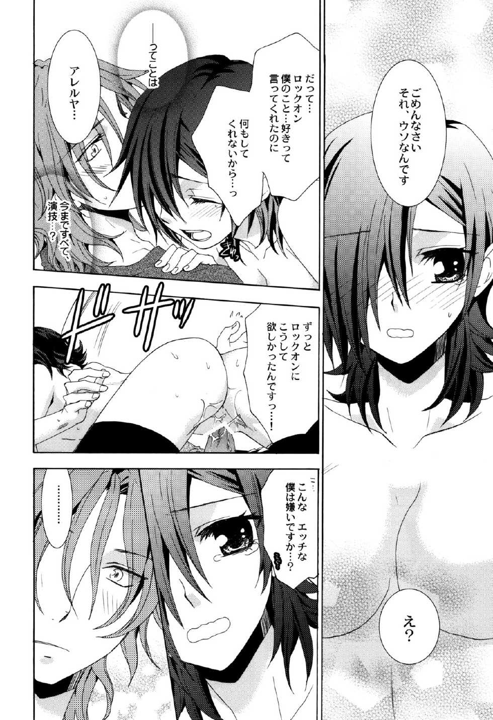 (C77) [E.A (Fujinari Yuuki, Shino)] Melty Kiss (Gundam 00) - Page 27