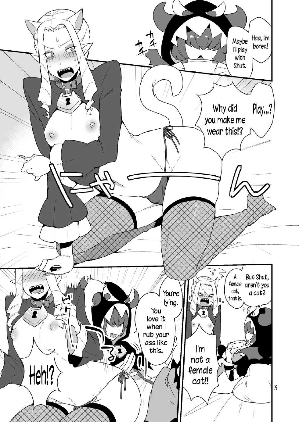 [Mogiki-chan chi (Mogiki Hayami)] Mesu Neko Onii-san | Female Cat Onii-san (Go! Princess Precure) [English] [N04h] [Digital] - Page 2