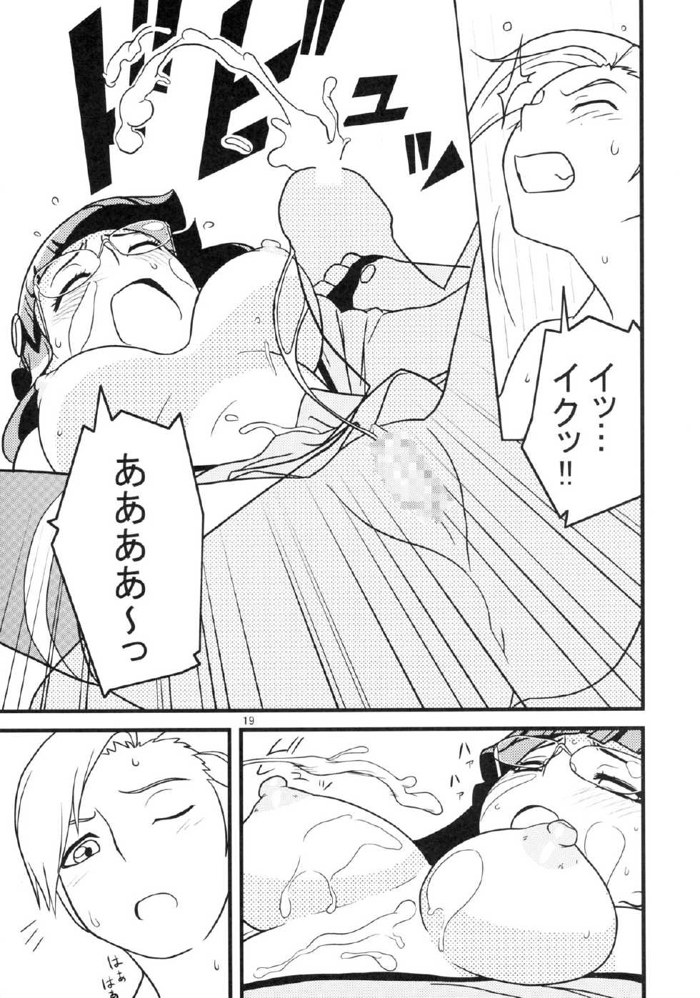 (C73) [Ikasumi no Dendou (Ikasumi Bokuju)] Mou Gaman Dekimasen! (Uchuu no Stellvia) - Page 19