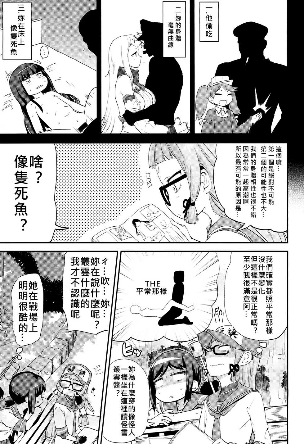 (C86) [D-baird (BeNantoka)] Dere-kumo Kai (Kantai Collection -KanColle-) [Chinese] [奶綠個人漢化] - Page 5