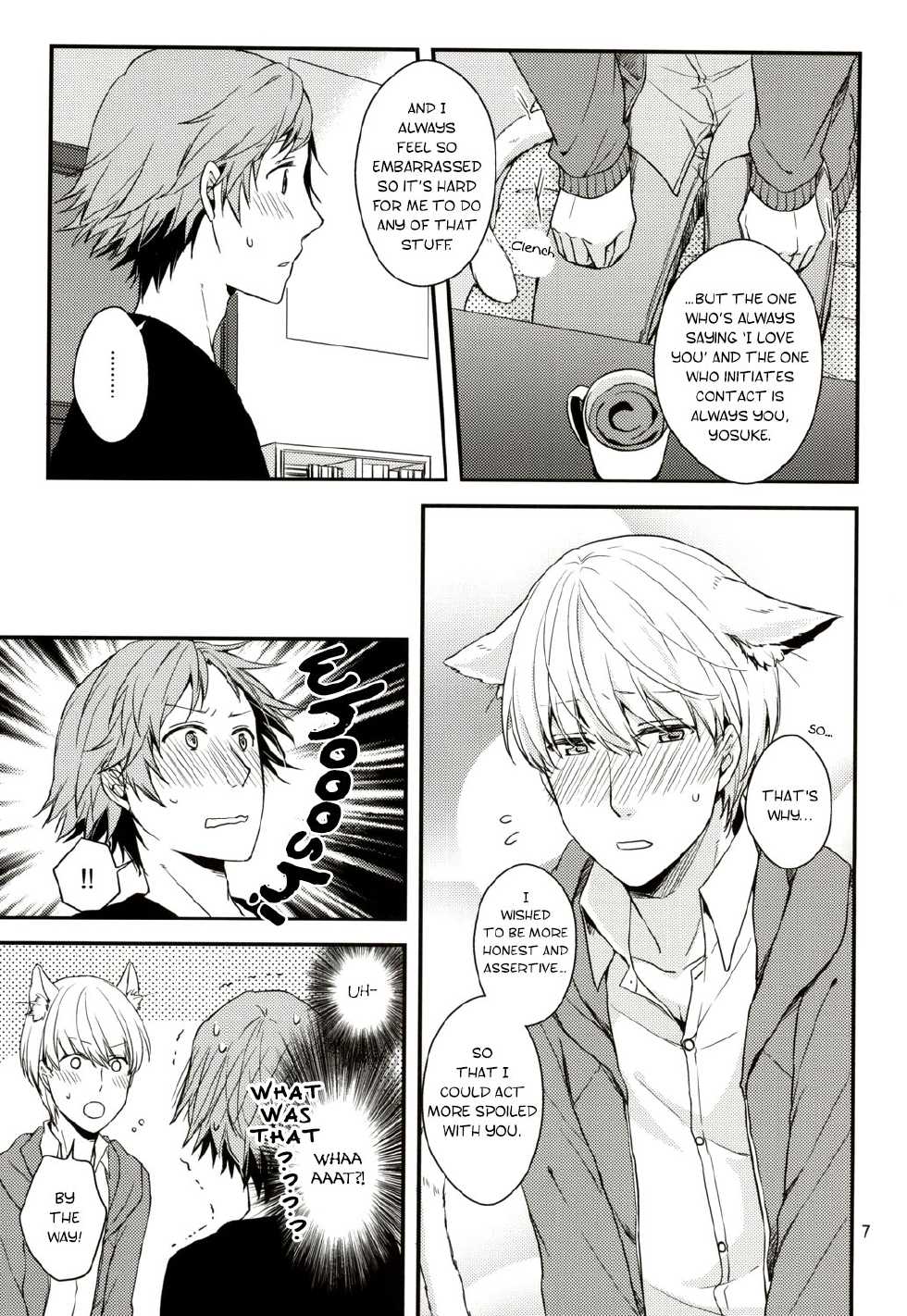 (C83) [Swallow Sky (Rihara)] CRAZY CAT LOVER (Persona 4) [English] [Kuro] - Page 6