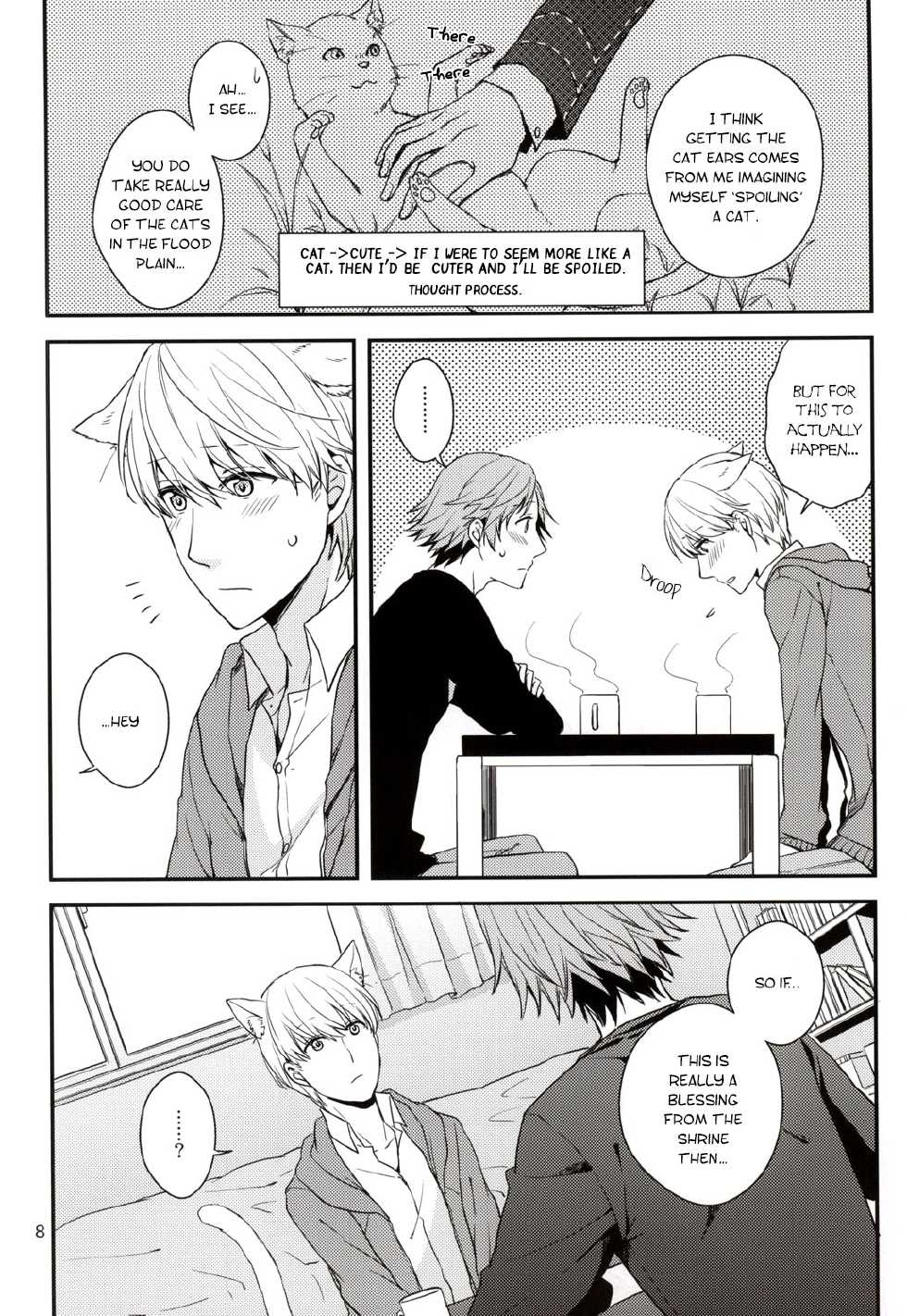 (C83) [Swallow Sky (Rihara)] CRAZY CAT LOVER (Persona 4) [English] [Kuro] - Page 7