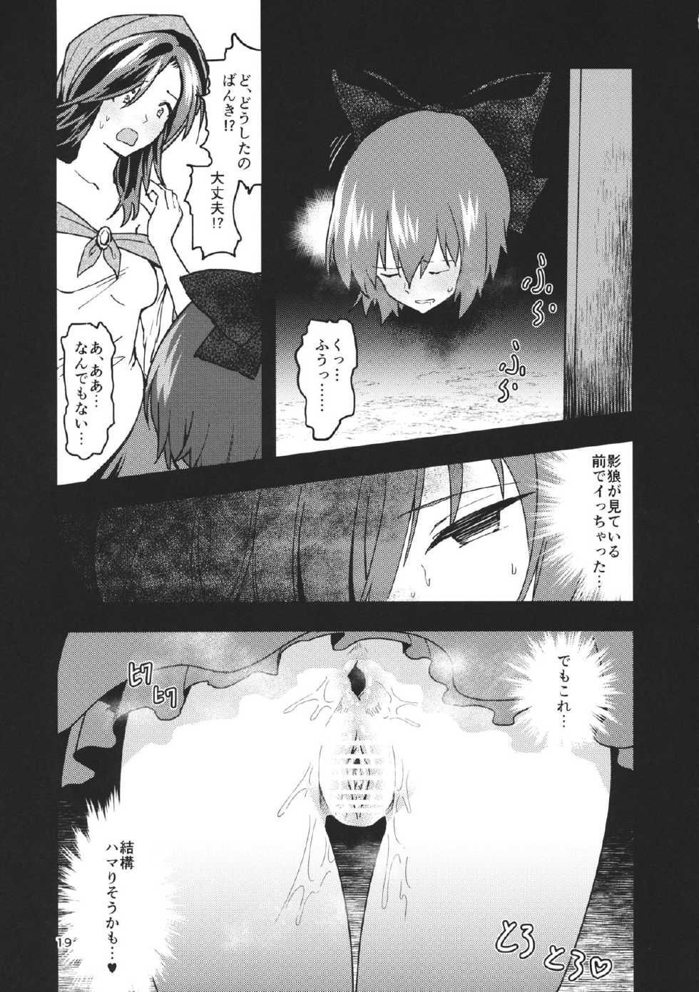 (Shuuki Reitaisai 2) [Komorikiri. (Urin)] Kao Kakushite Ketsuana Kakusazu (Touhou Project) - Page 18