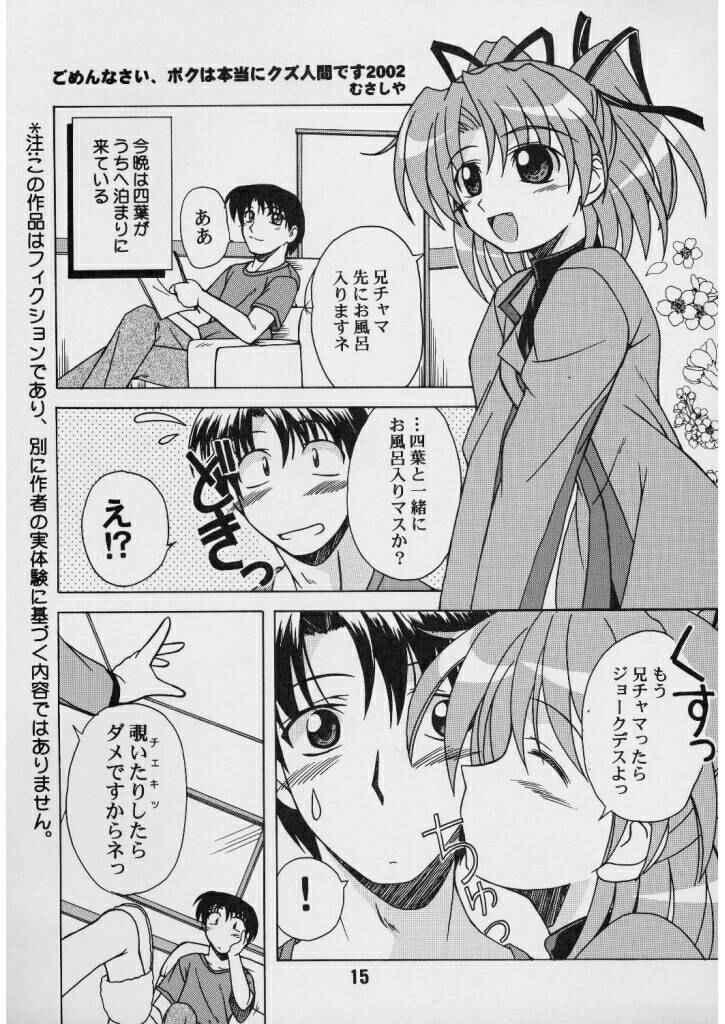 (C62) [Shinohara Heavy Industry (Various)] Sis-Con 3 (Sister Princess) - Page 14