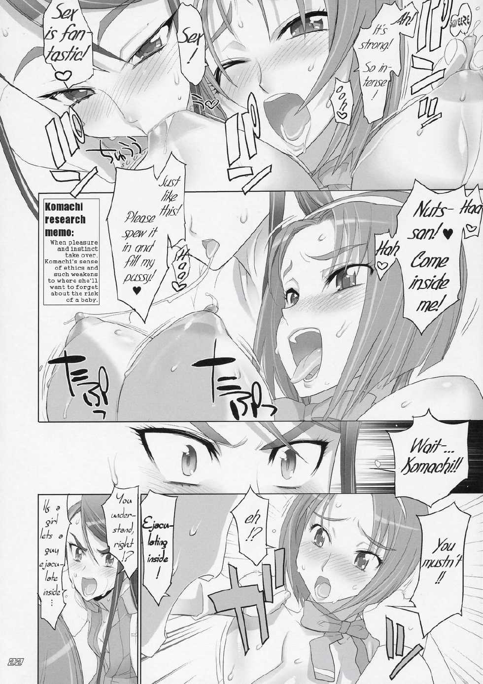 (C72) [Digital Accel Works (Inazuma)] Komachi 100 Shiki (Yes! Precure 5) [English] [Tigerhorse23] - Page 21