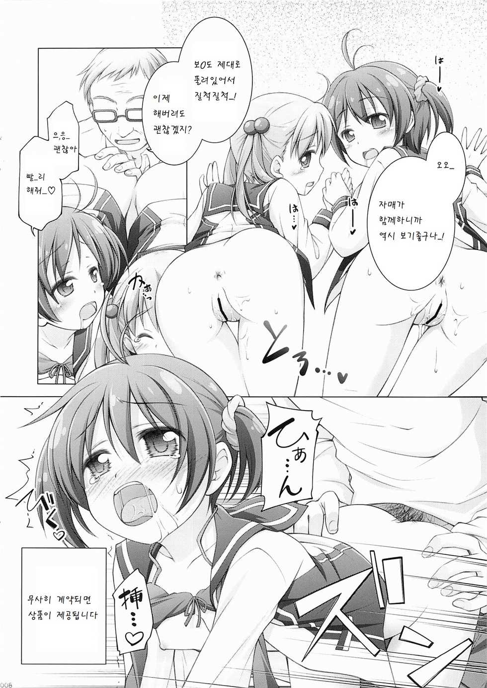 (C83) [Titokara 2nd Branch (Manami Tatsuya)] Momoiro Operation (Vividred Operation) [Korean] [팀 아동복지부] - Page 8
