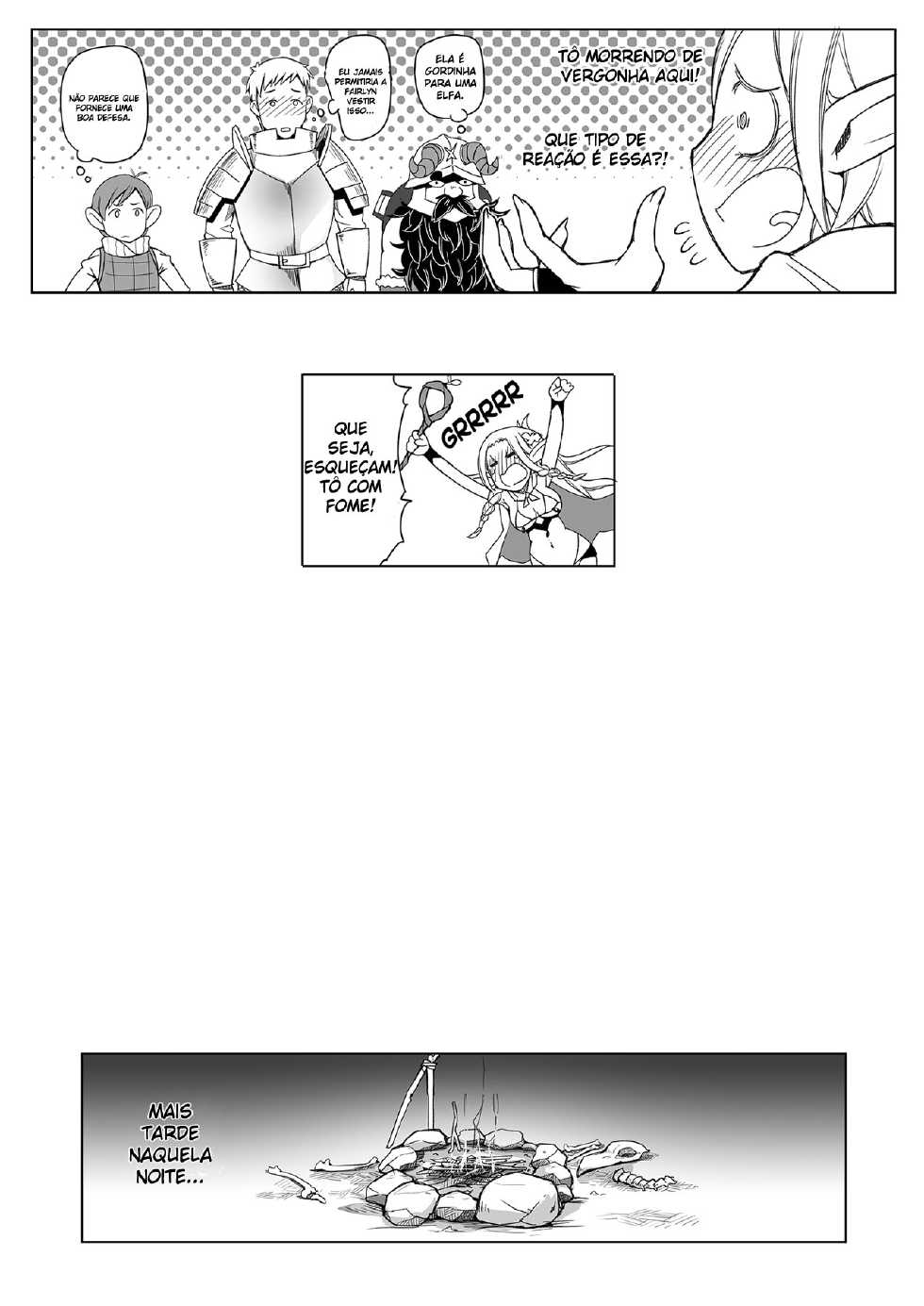 (C88) [Asaki Blog Branch Office (Asaki Takayuki)] Marcille Meshi (Dungeon Meshi) [Portuguese-BR] {EngQuimica} [Decensored] - Page 7
