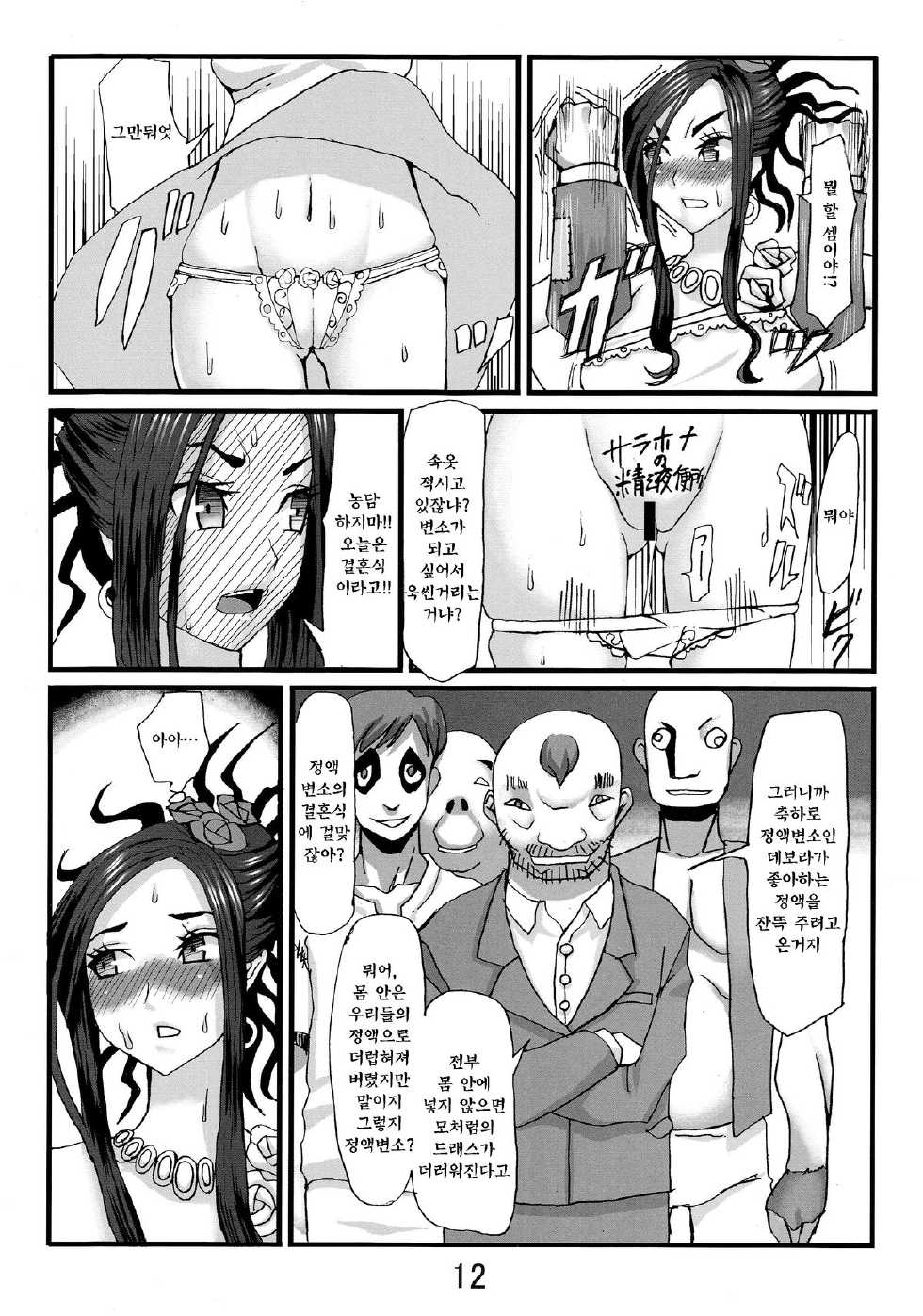 [Namakemono Kishidan (Tanaka Aji)] Debora S kara M e no Izanai ~Sarabona no Seiki Benki Dorei Hen~ (Dragon Quest V) [Korean] - Page 11