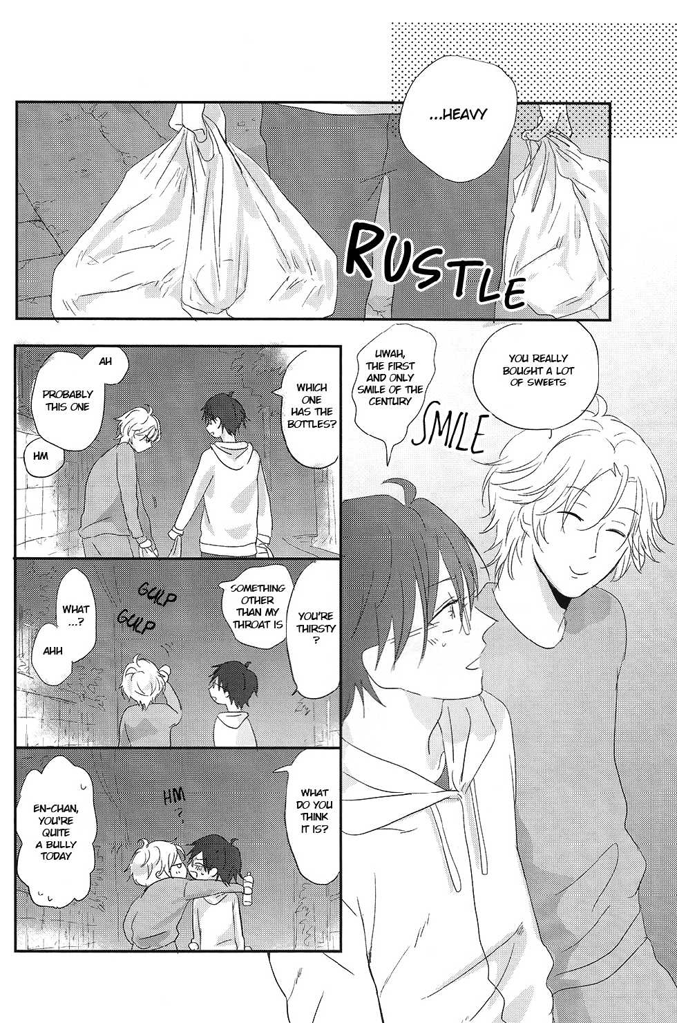 (Muteki no LOVE Prince) [ajiMi (Maiji)] Suki Suki Skin (Binan Koukou Chikyuu Bouei-bu LOVE!) [English] [ebil_trio] - Page 15