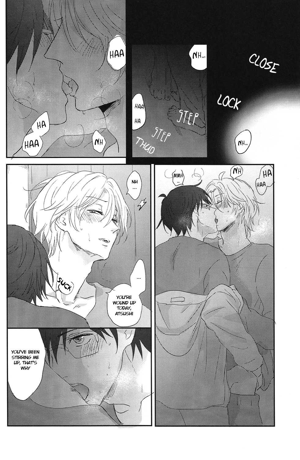 (Muteki no LOVE Prince) [ajiMi (Maiji)] Suki Suki Skin (Binan Koukou Chikyuu Bouei-bu LOVE!) [English] [ebil_trio] - Page 17