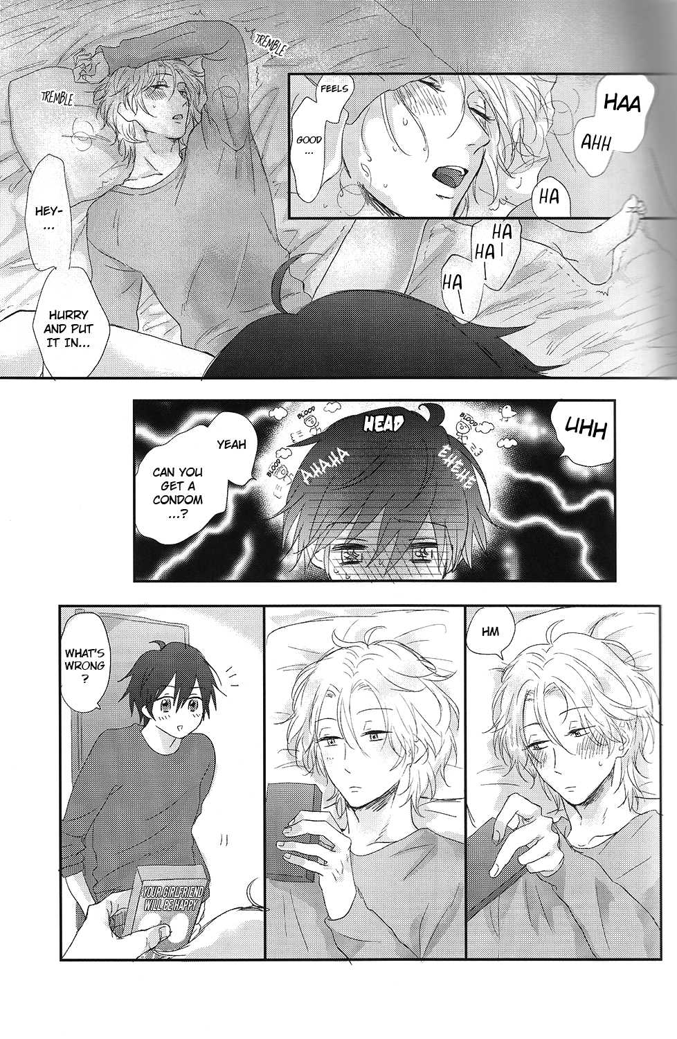 (Muteki no LOVE Prince) [ajiMi (Maiji)] Suki Suki Skin (Binan Koukou Chikyuu Bouei-bu LOVE!) [English] [ebil_trio] - Page 20