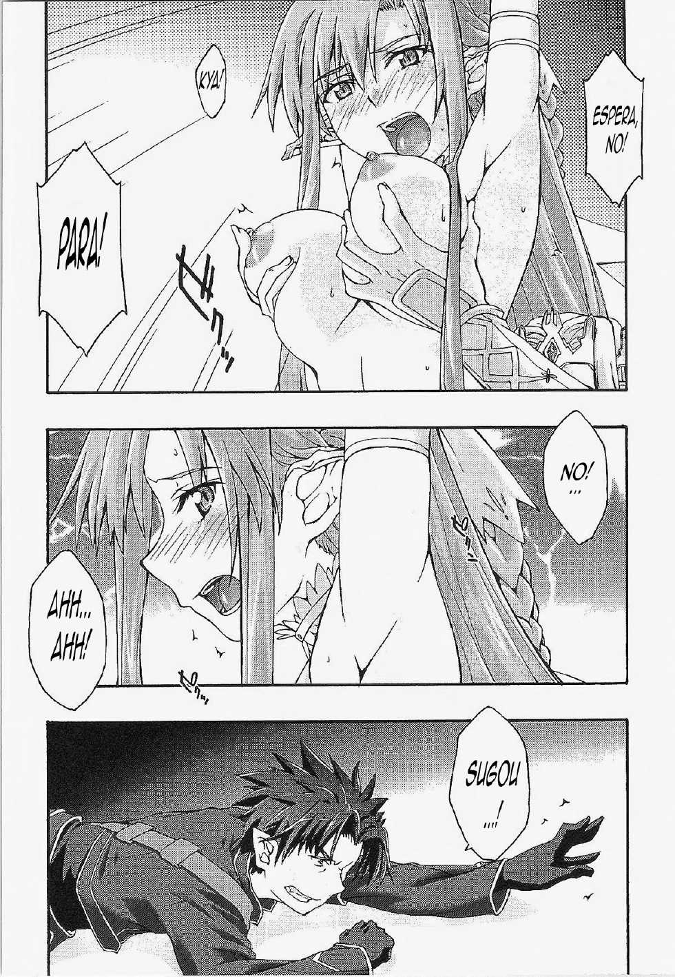[sandglass (Uyuu Atsuno)] ochiru -asuna- (Sword Art Online) [Spanish] [Español-MX] - Page 9