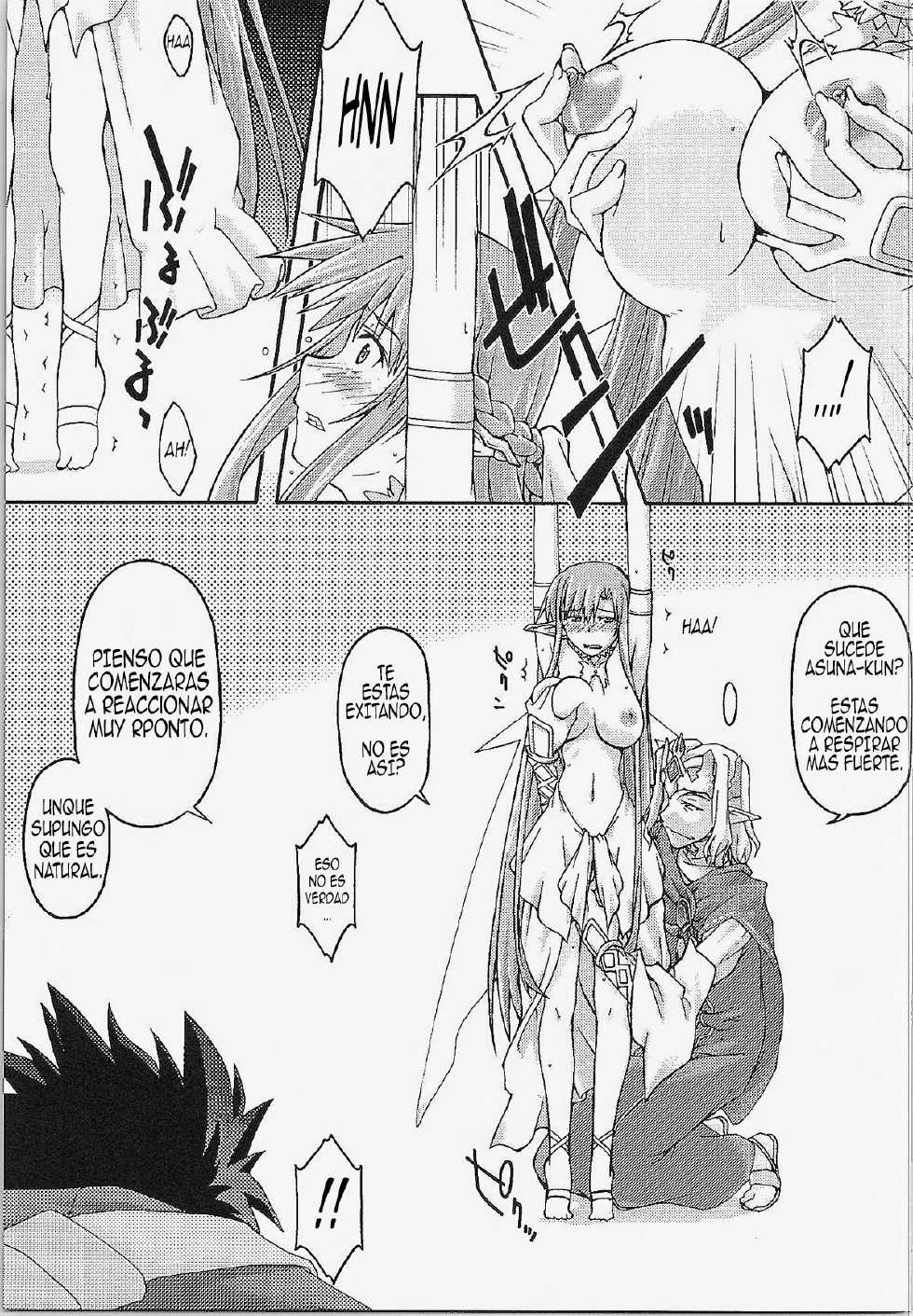 [sandglass (Uyuu Atsuno)] ochiru -asuna- (Sword Art Online) [Spanish] [Español-MX] - Page 10