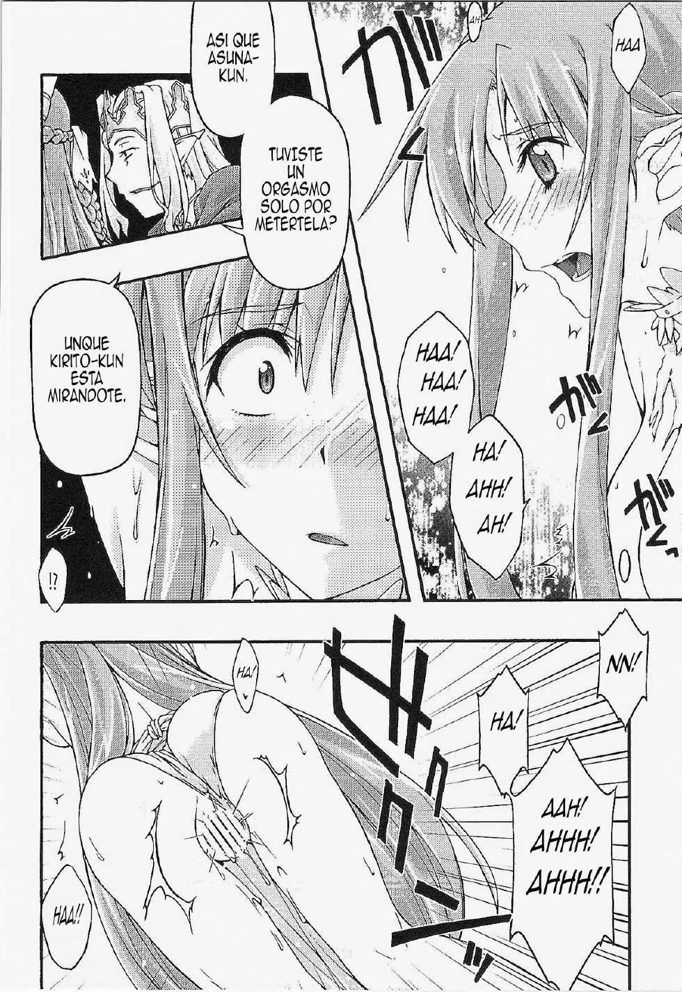 [sandglass (Uyuu Atsuno)] ochiru -asuna- (Sword Art Online) [Spanish] [Español-MX] - Page 17