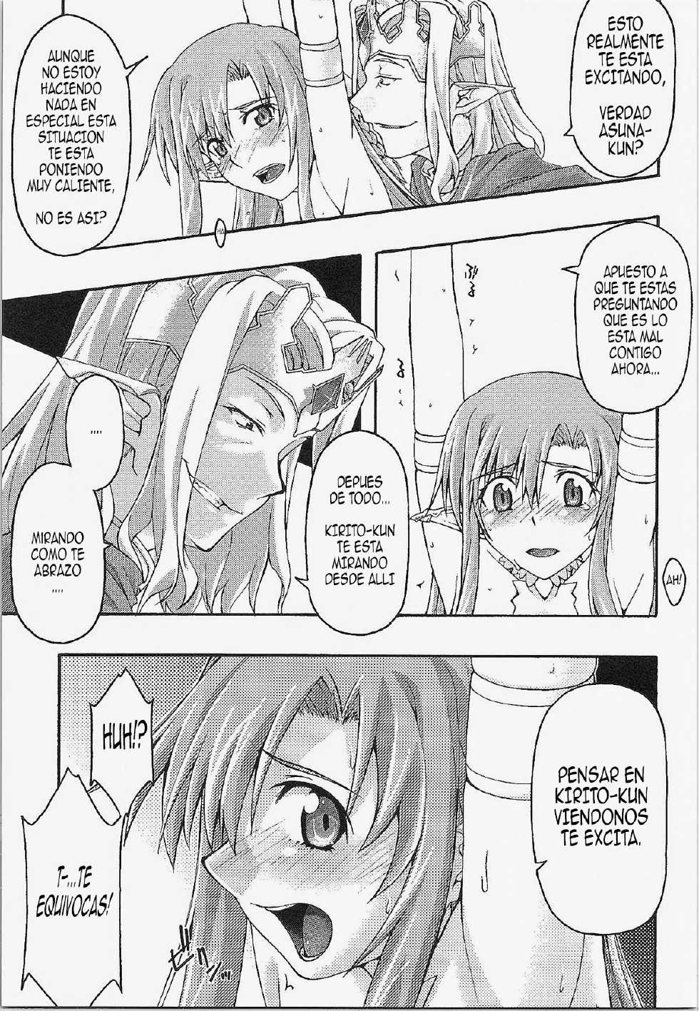 [sandglass (Uyuu Atsuno)] ochiru -asuna- (Sword Art Online) [Spanish] [Español-MX] - Page 20