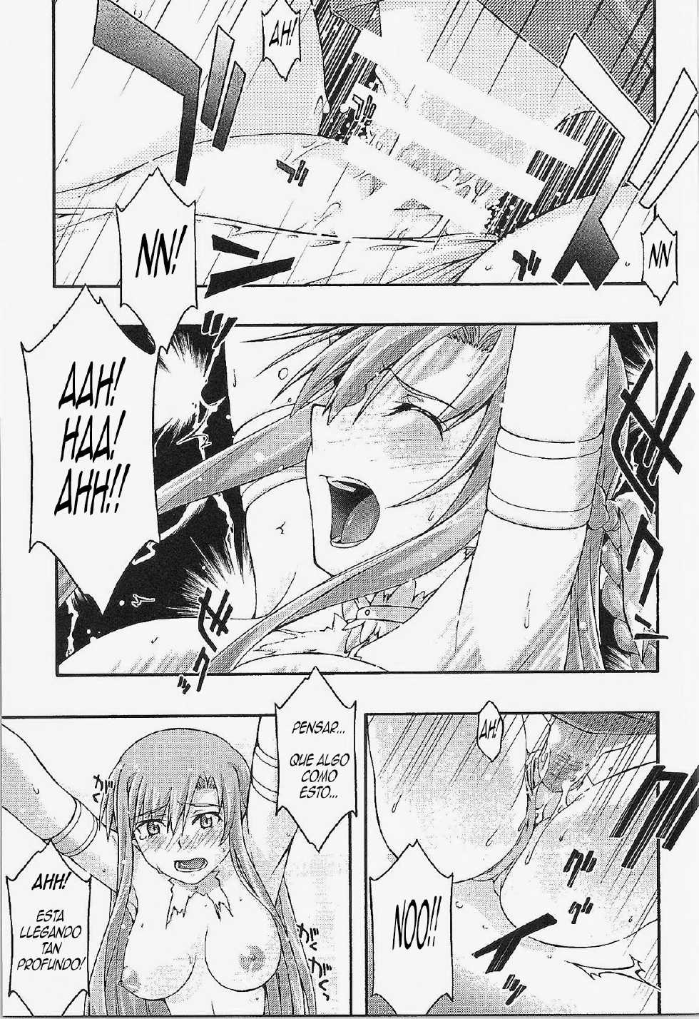 [sandglass (Uyuu Atsuno)] ochiru -asuna- (Sword Art Online) [Spanish] [Español-MX] - Page 22