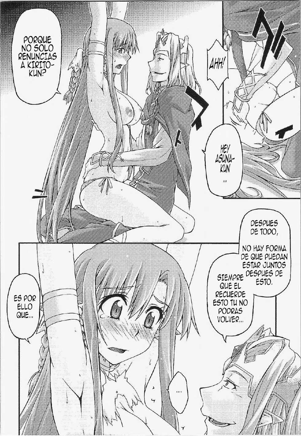 [sandglass (Uyuu Atsuno)] ochiru -asuna- (Sword Art Online) [Spanish] [Español-MX] - Page 25