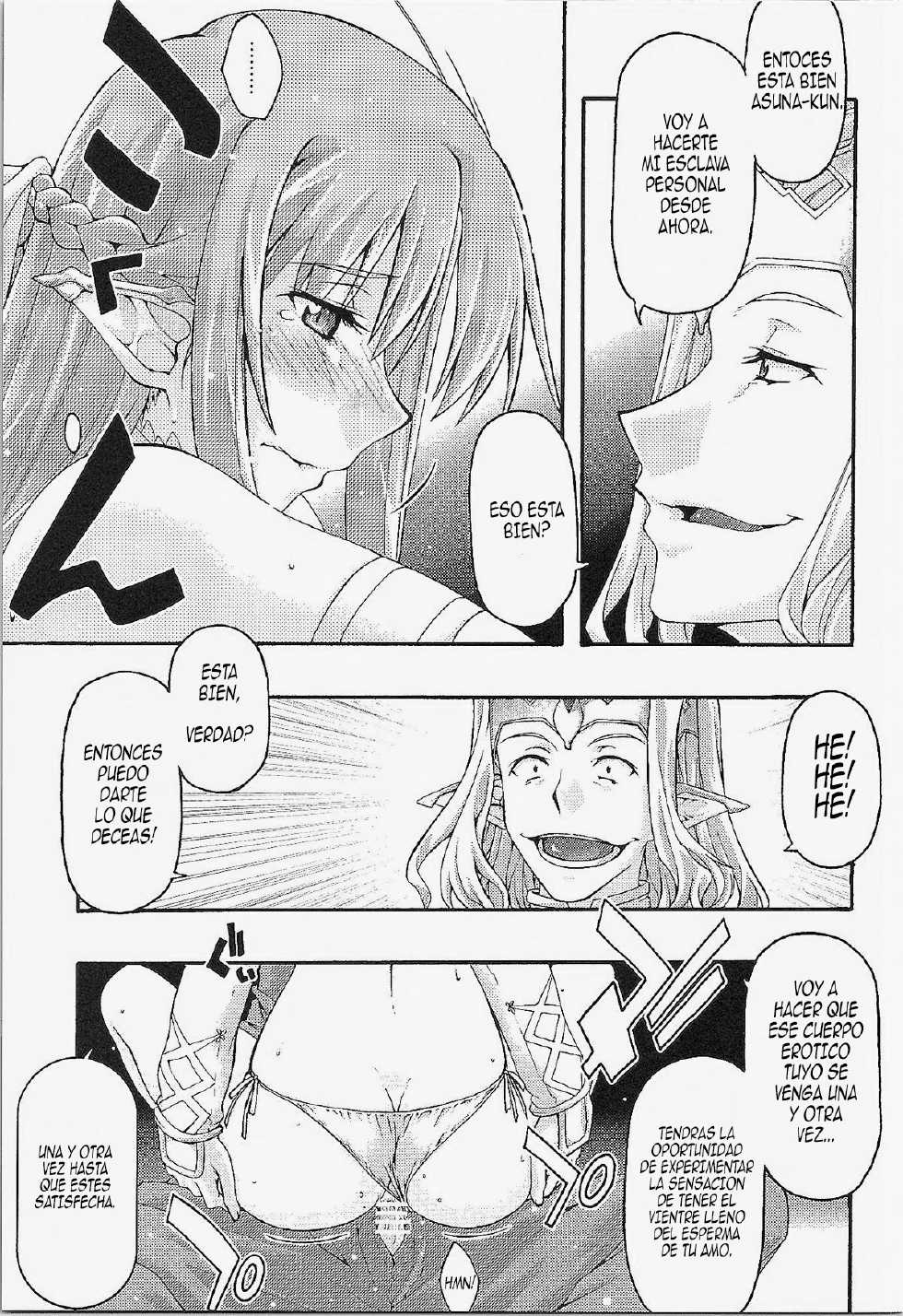 [sandglass (Uyuu Atsuno)] ochiru -asuna- (Sword Art Online) [Spanish] [Español-MX] - Page 38