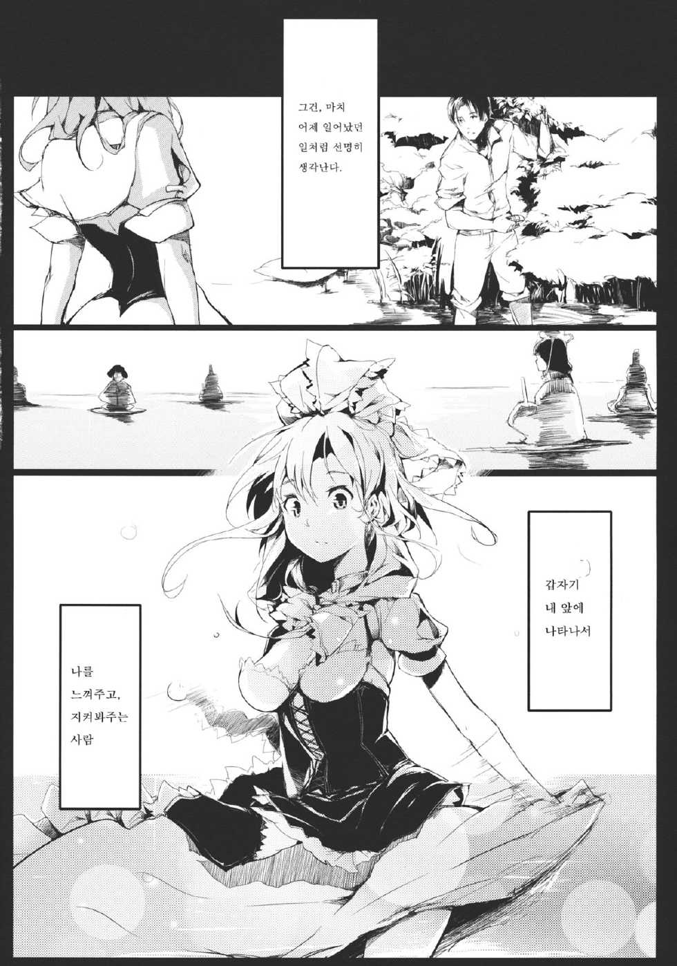 (C81) [Gyokotsu Kouzou (Kapo)] Brautkleid (Touhou Project) [Korean] - Page 8