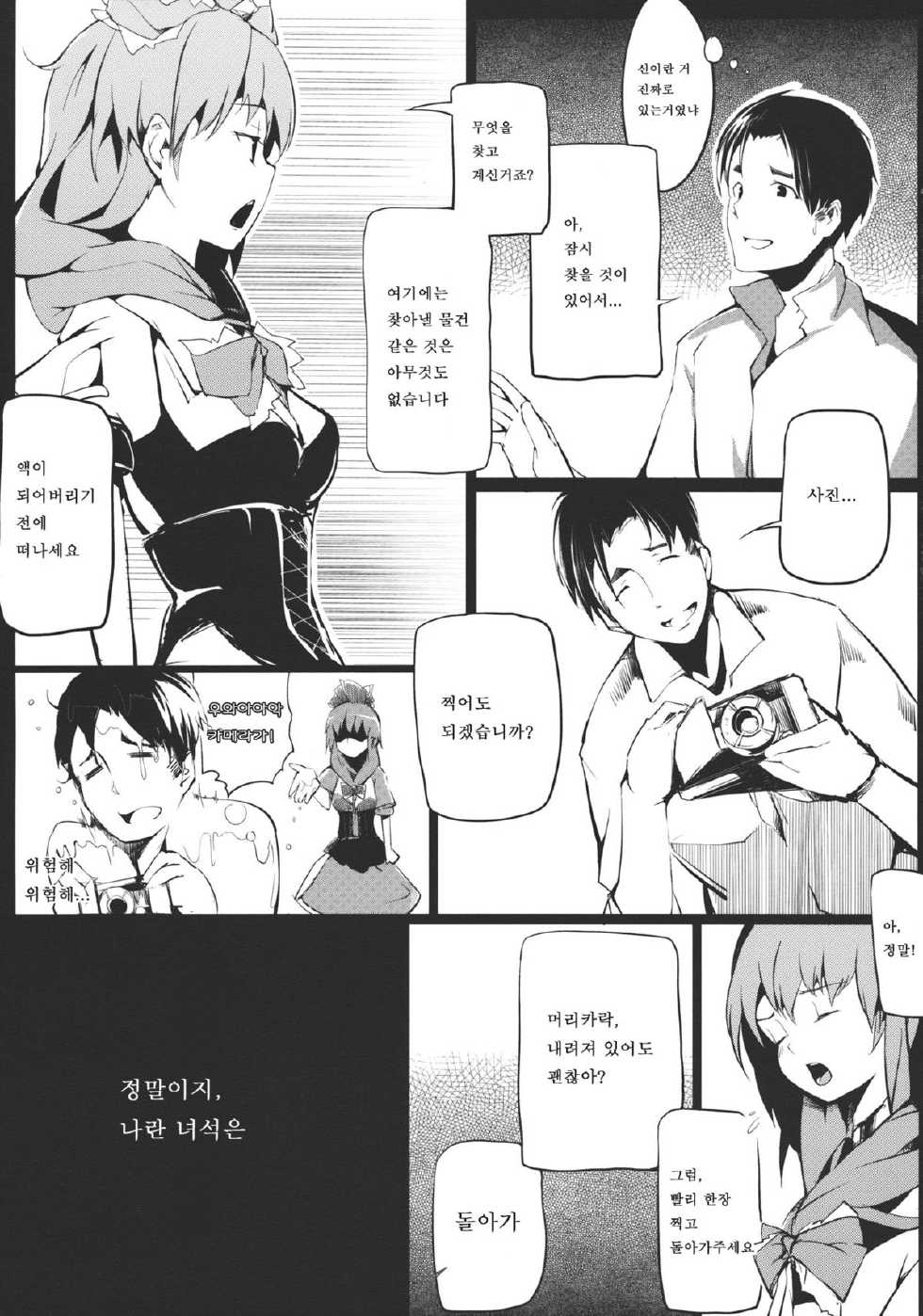 (C81) [Gyokotsu Kouzou (Kapo)] Brautkleid (Touhou Project) [Korean] - Page 9